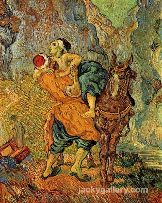 The Good Samaritan, after Delacroix, Van Gogh painting